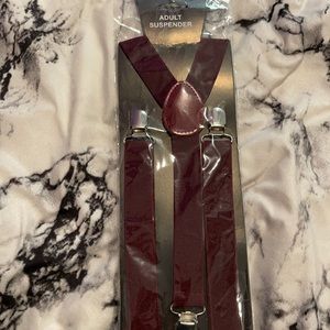 burgundy suspenders